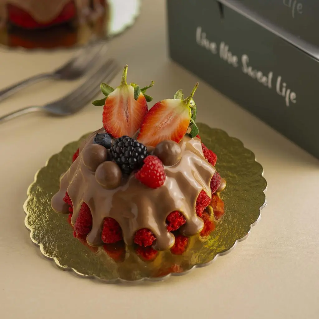 Red Velvet Mountain Cake